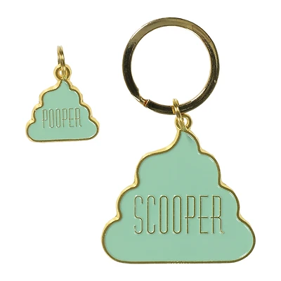 pet collar charm & keychain set