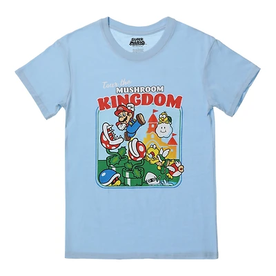 super mario™ ‘tour the mushroom kingdom’ graphic tee
