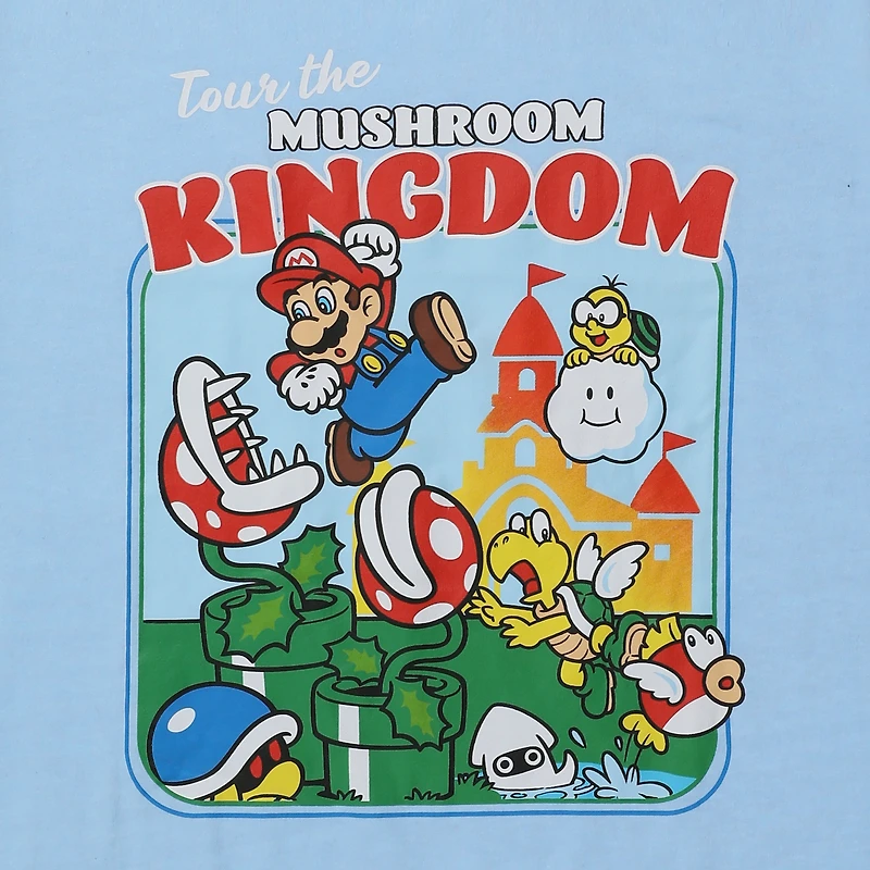super mario™ ‘tour the mushroom kingdom’ graphic tee
