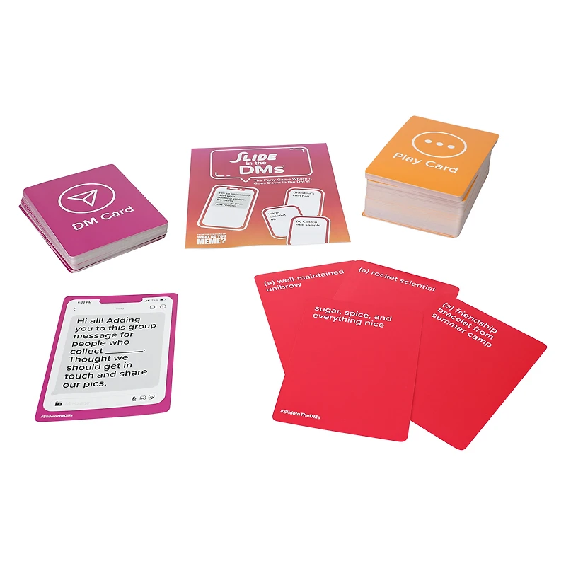 slide in the DMs® card game