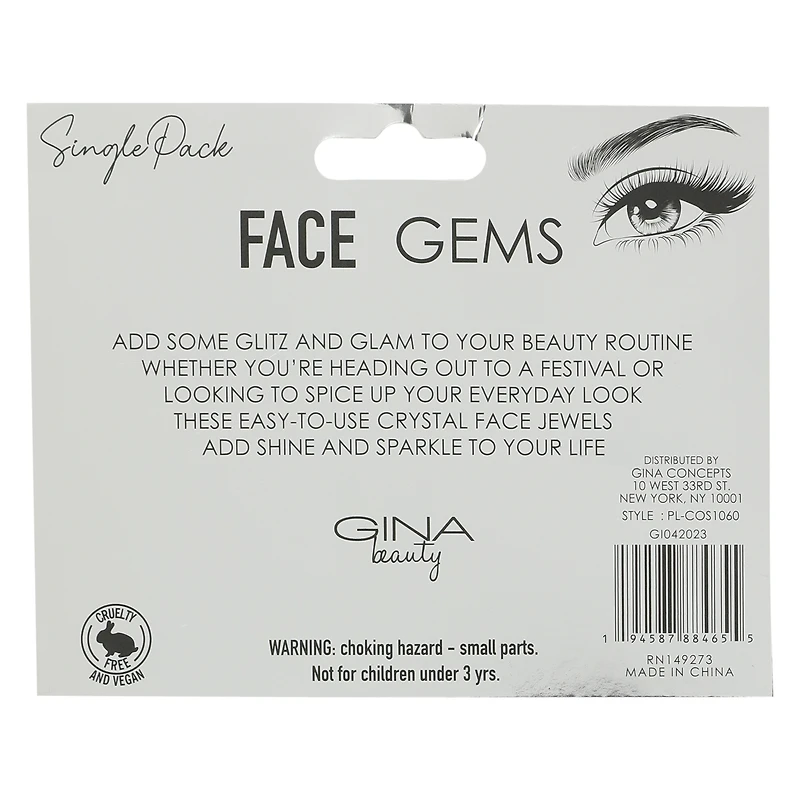 face gems & stickers