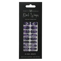 halloween nail wraps 24-piece set