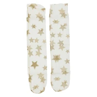 ladies glitter star sheer socks