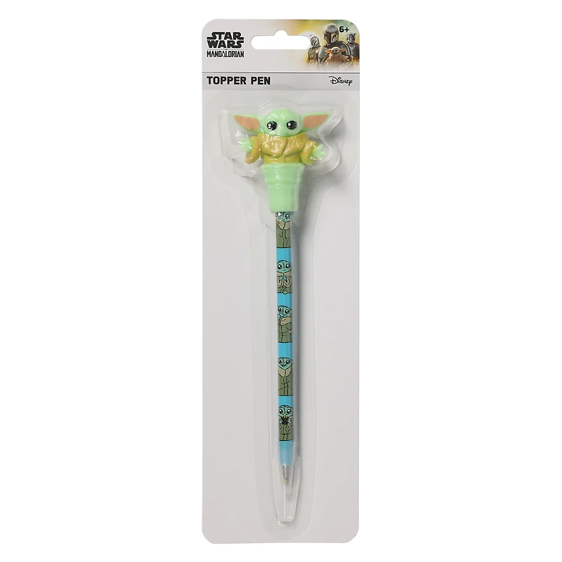 Star Wars the Mandalorian Grogu topper pen