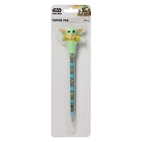 Star Wars the Mandalorian Grogu topper pen