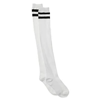 Ladies Striped Over-The-Knee Boot Socks