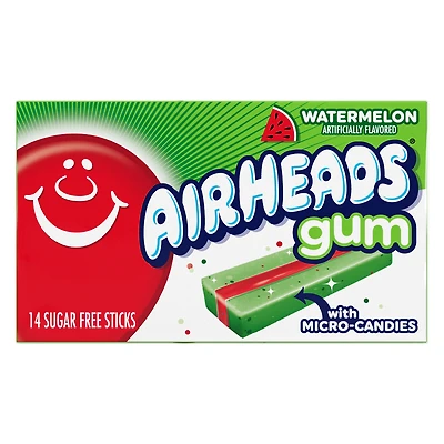 airheads® watermelon gum with micro-candies 14-count
