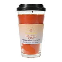 scented latte candle 13oz