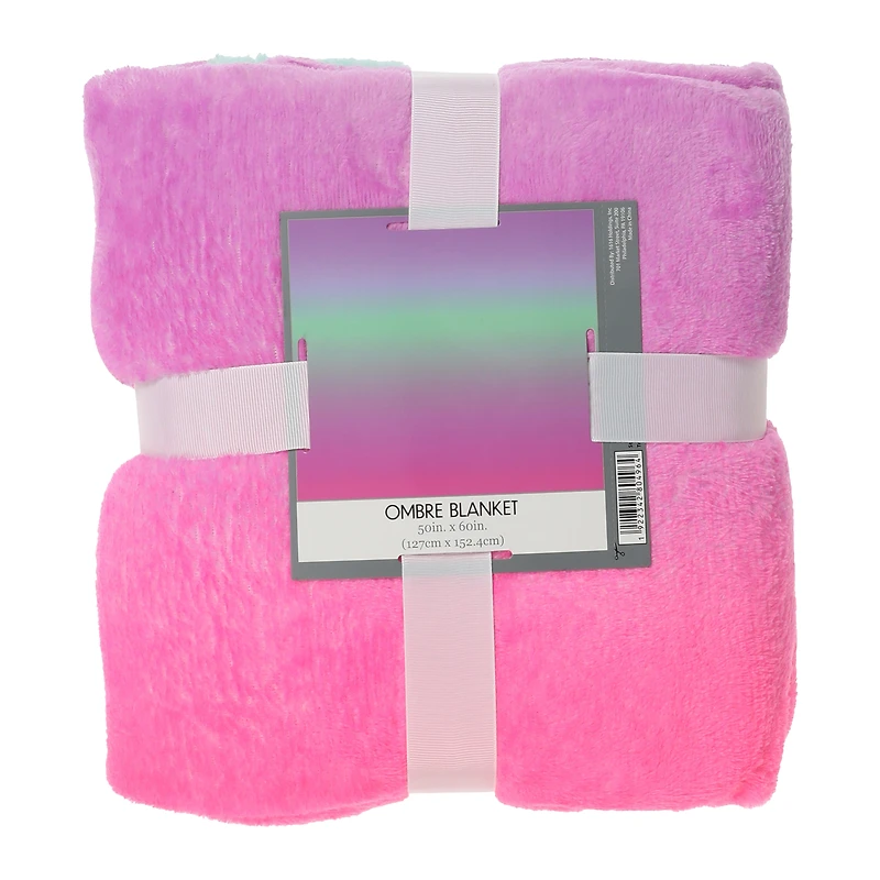 Cute Printed Plush Blanket 50in x 60in