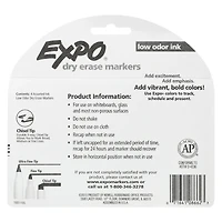 expo® vibrant dry erase markers 4-pack