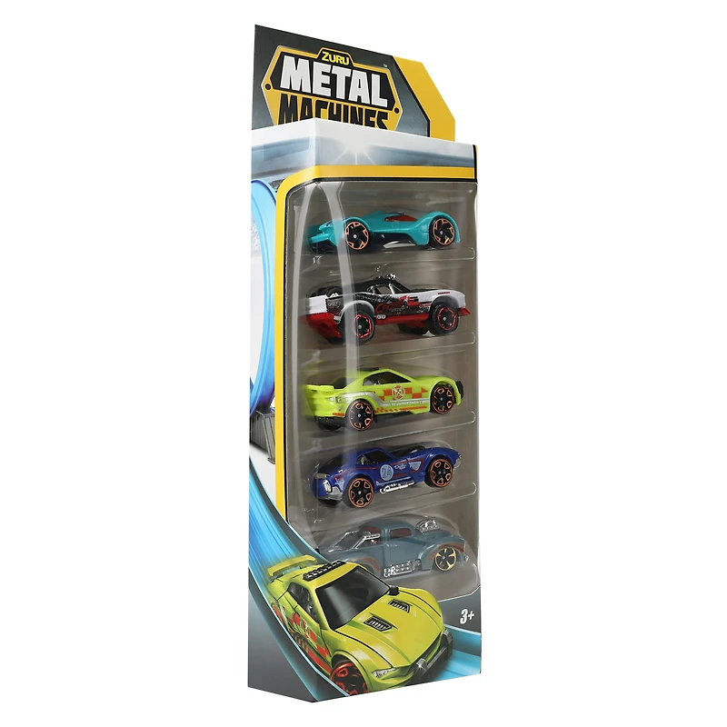 Zuru Metal Machines™ Race Cars 5-Count