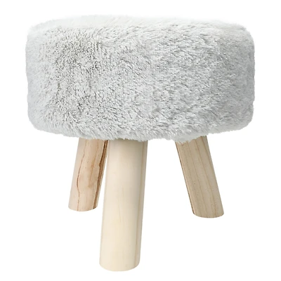 plush foot stool 11in