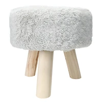 plush foot stool 11in