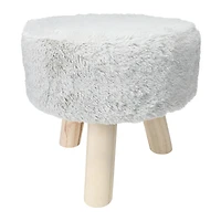 plush foot stool 11in