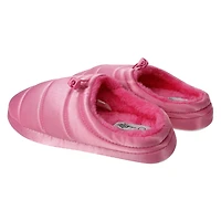 Ladies Quilted Puffer Slippers