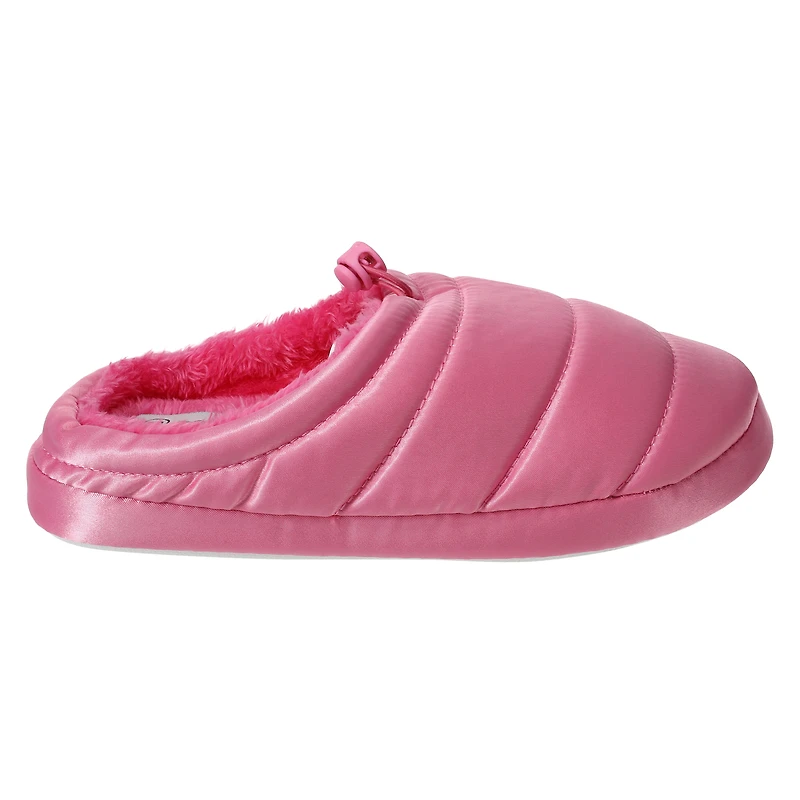 Ladies Quilted Puffer Slippers