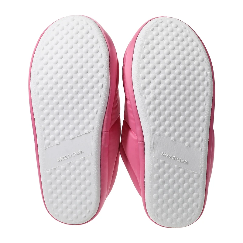 Ladies Quilted Puffer Slippers