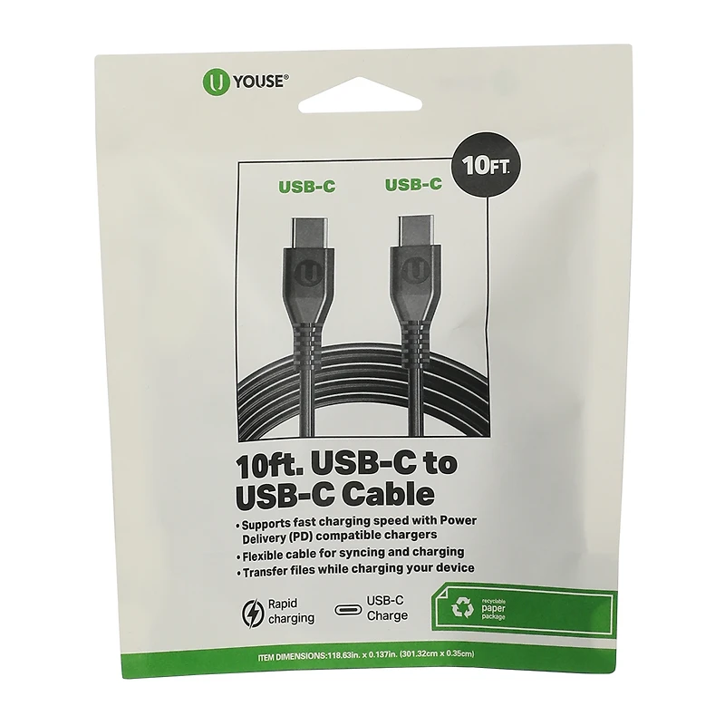 10ft USB-C cable