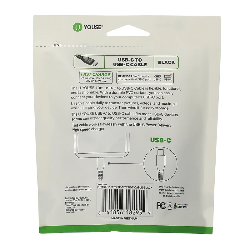 10ft USB-C cable