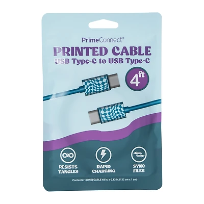 4ft printed USB Type-C cable