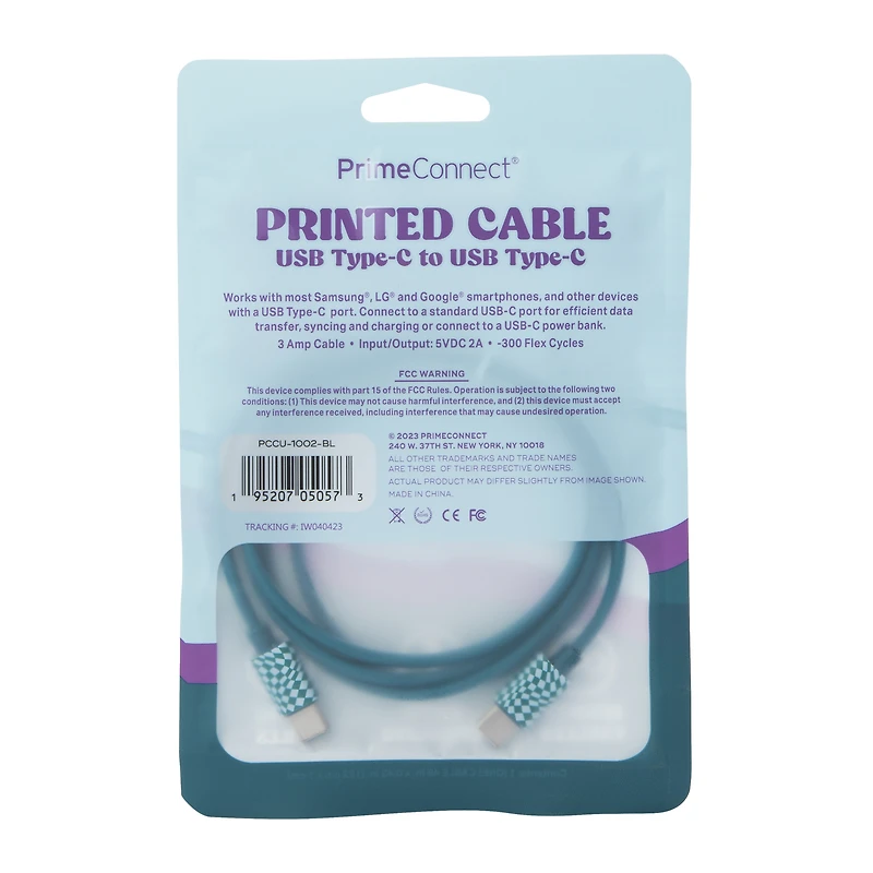 4ft Printed USB-C Cable