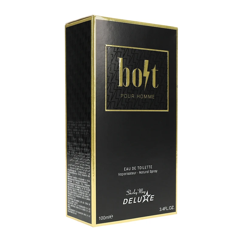 bolt eau de toilette by shirley may deluxe 3.4 fl.oz