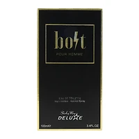 bolt eau de toilette by shirley may deluxe 3.4 fl.oz