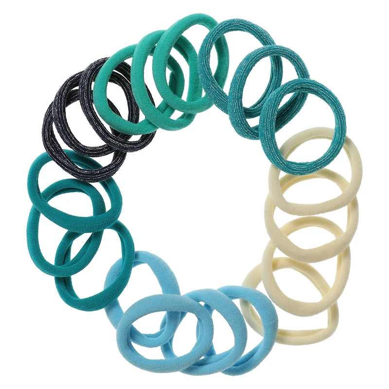 lycra ponytail holders 20-count