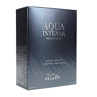 aqua intense eau de toilette by shirley may deluxe 3.4 fl.oz