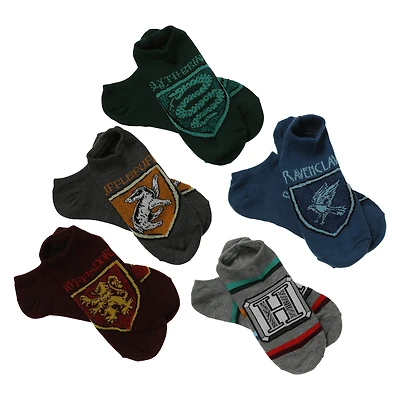 harry potter™ ladies ankle socks 5-pack - houses