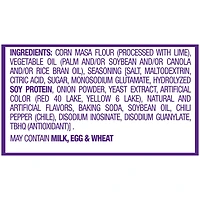 Takis fuego rolled tortilla chips, hot chili pepper and lime artificially flavored, 9.9oz bag