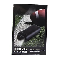 3600mAh Power Bank Charger With Flashlight