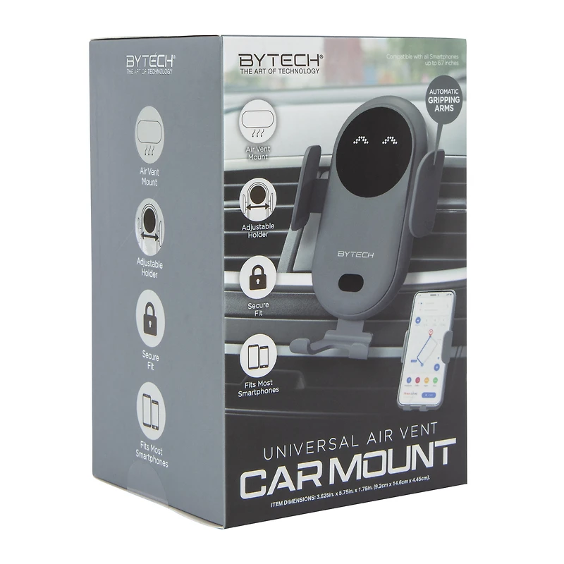 robot universal smart phone air vent car mount