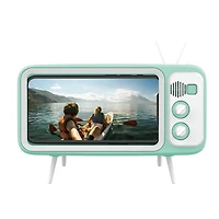 retro TV phone stand