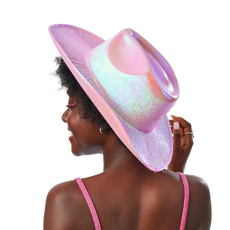 iridescent cowgirl hat