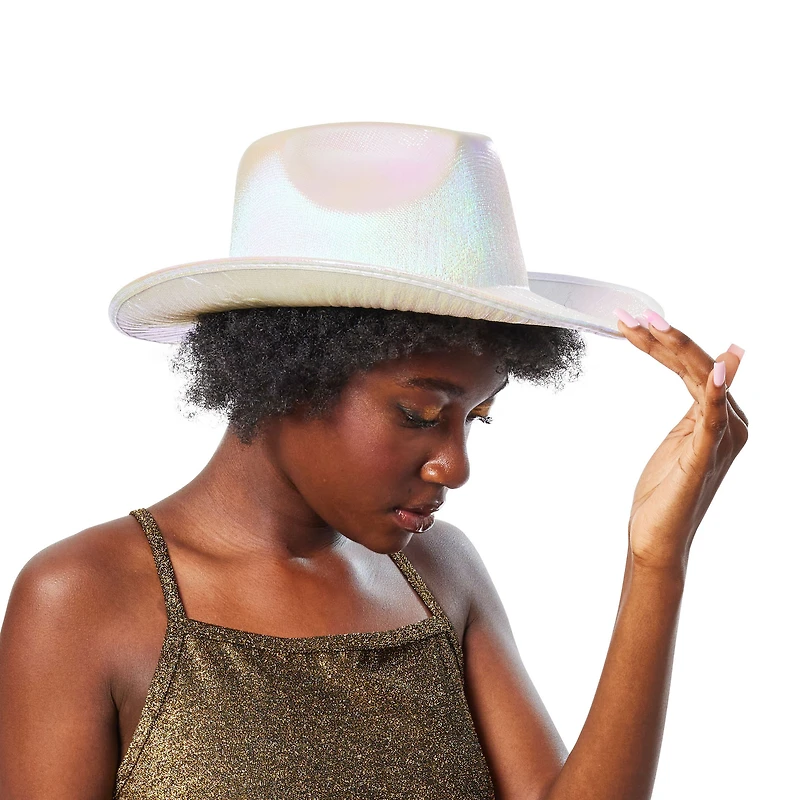iridescent cowgirl hat