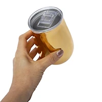 Electroplated Tumbler Cup With Lid 17oz