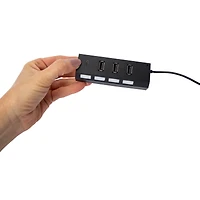 4-port charging hub, USB-A + USB-C