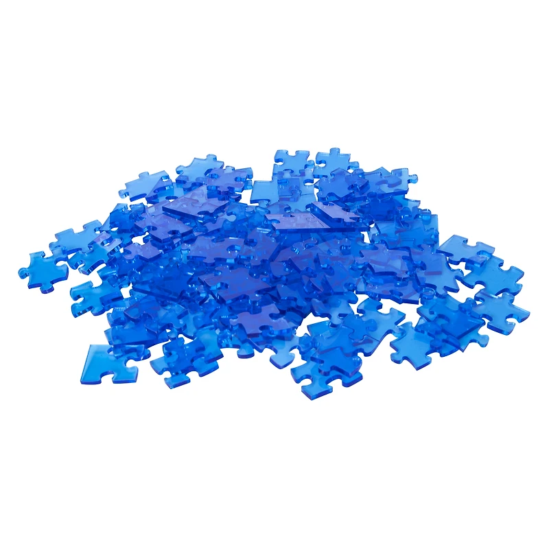 impossible puzzle: transparent aesthetic game 100-piece