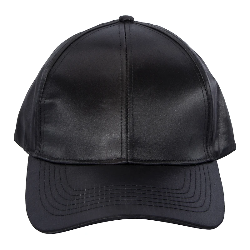 red velour baseball cap