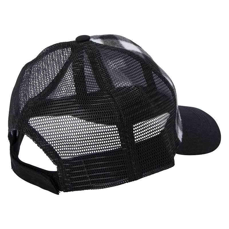 plaid flannel trucker hat