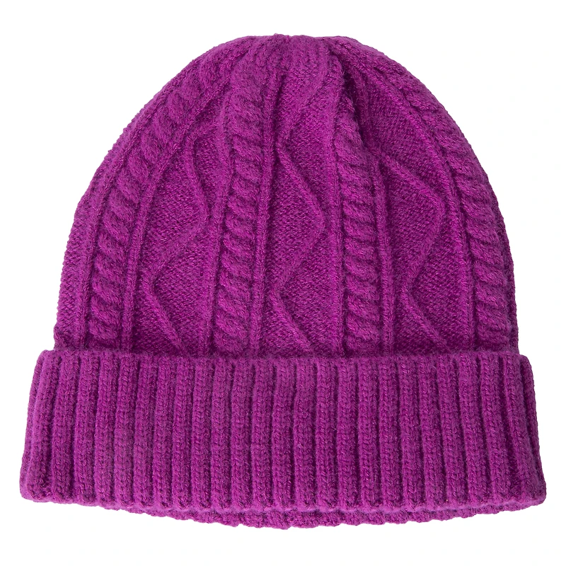cable knit beanie hat