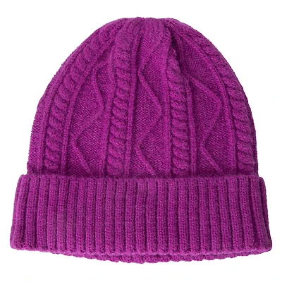 cable knit beanie hat