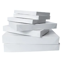 Holiday Gift Boxes 8-Count - White