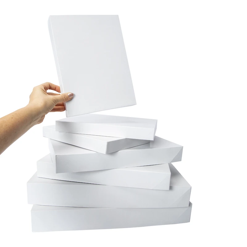 Holiday Gift Boxes 8-Count - White