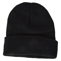 satin-lined beanie hat