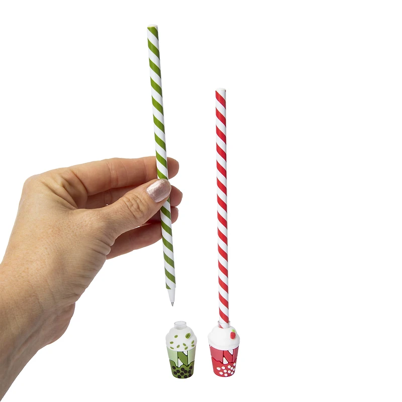 kawaii ballpoint pens & holders set