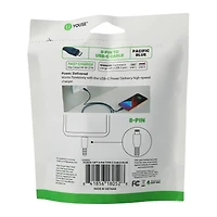 10ft 8-pin to USB-C charging cable