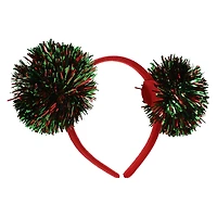 pom pom holiday headband