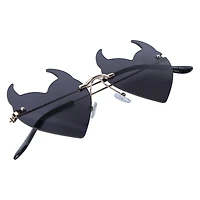 ladies devil heart sunglasses